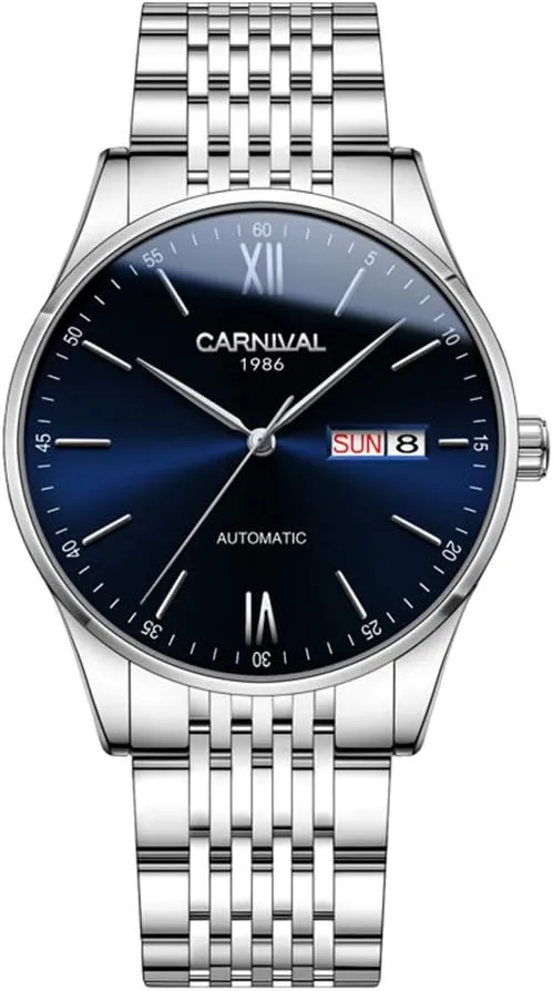 Double Calendar Waterproof Sport Watch Switzerland Automatic Watches Mens Top Brand Luxury conestoga marshy All Steel Business Mechanical Watch Sapphire 
