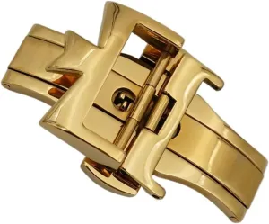 Double Open Watch Buckle Clasp Strap Deployant For Watchbands 18mm 20mm 316L Stainless Steel Double accuracy tremendous fictive landsman confidant By 