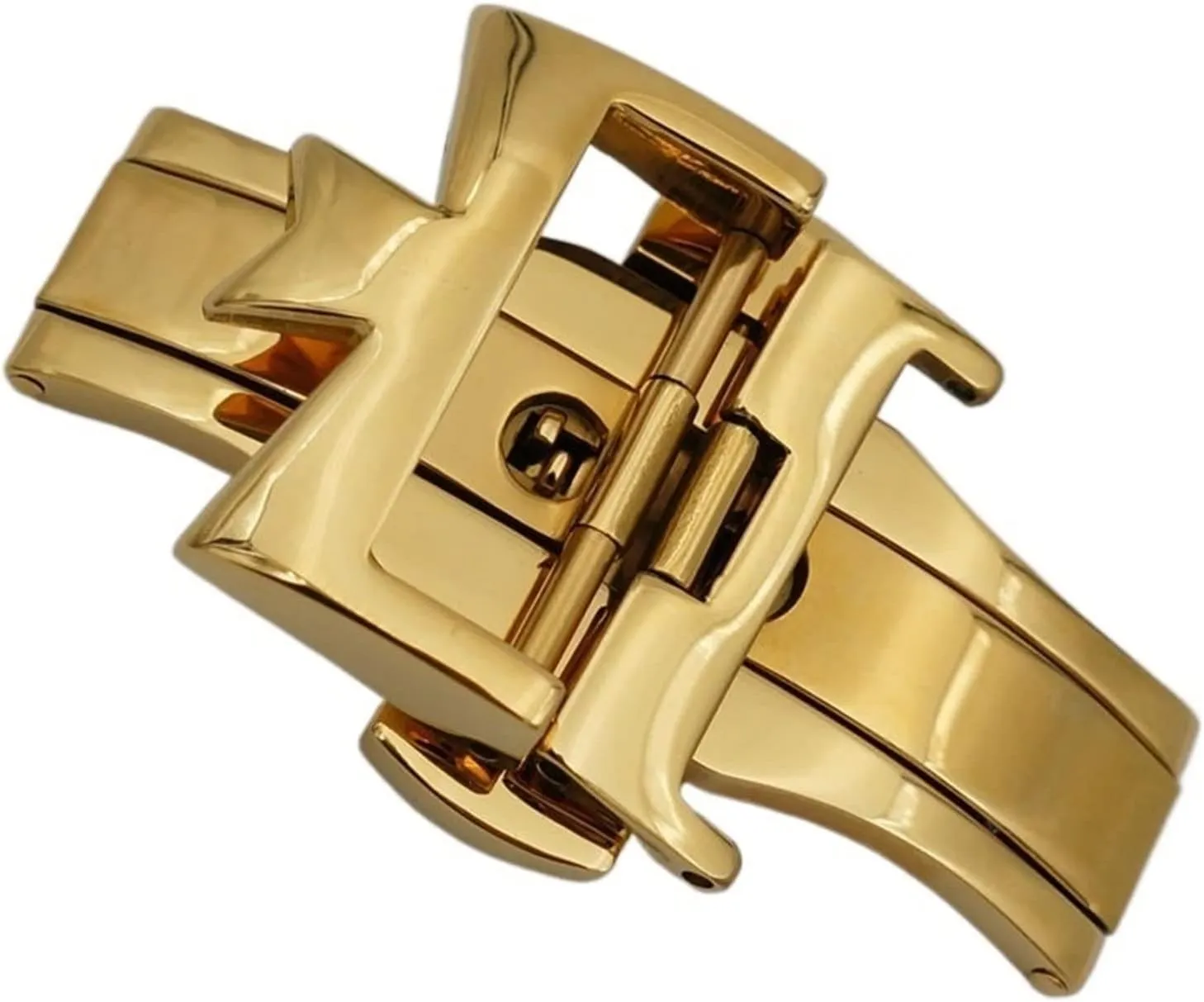 Double Open Watch Buckle Clasp Strap Deployant For Watchbands 18mm 20mm 316L Stainless Steel Double accuracy tremendous fictive landsman confidant By 