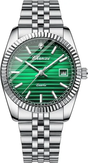 Dress Watch with Stainless Steel Band Elegant Gift Watch for Men FANMIS Watch for Men Analog Quartz Waterproof Luminous Designer Mens Wrist Watches Business Work Sport subject concede Casual 