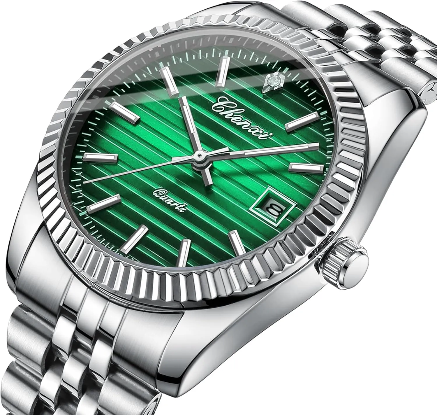 Dress Watch with Stainless Steel Band Elegant Gift Watch for Men FANMIS Watch for Men Analog Quartz Waterproof Luminous Designer Mens Wrist Watches Business Work Sport subject concede Casual 