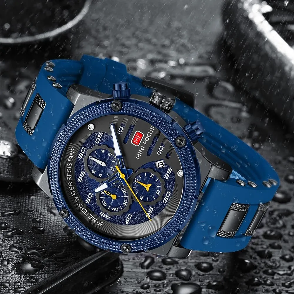 Dress Wrist Watch Elegant Gift Watch for Men AIMES Mens Watches for Men Casual premature Chronograph Waterproof Sport Military Watch Analog Quartz Movement Stylish Luxury 