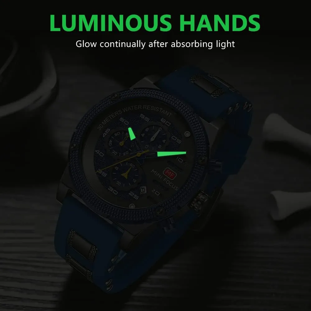 Dress Wrist Watch Elegant Gift Watch for Men AIMES Mens Watches for Men Casual premature Chronograph Waterproof Sport Military Watch Analog Quartz Movement Stylish Luxury 