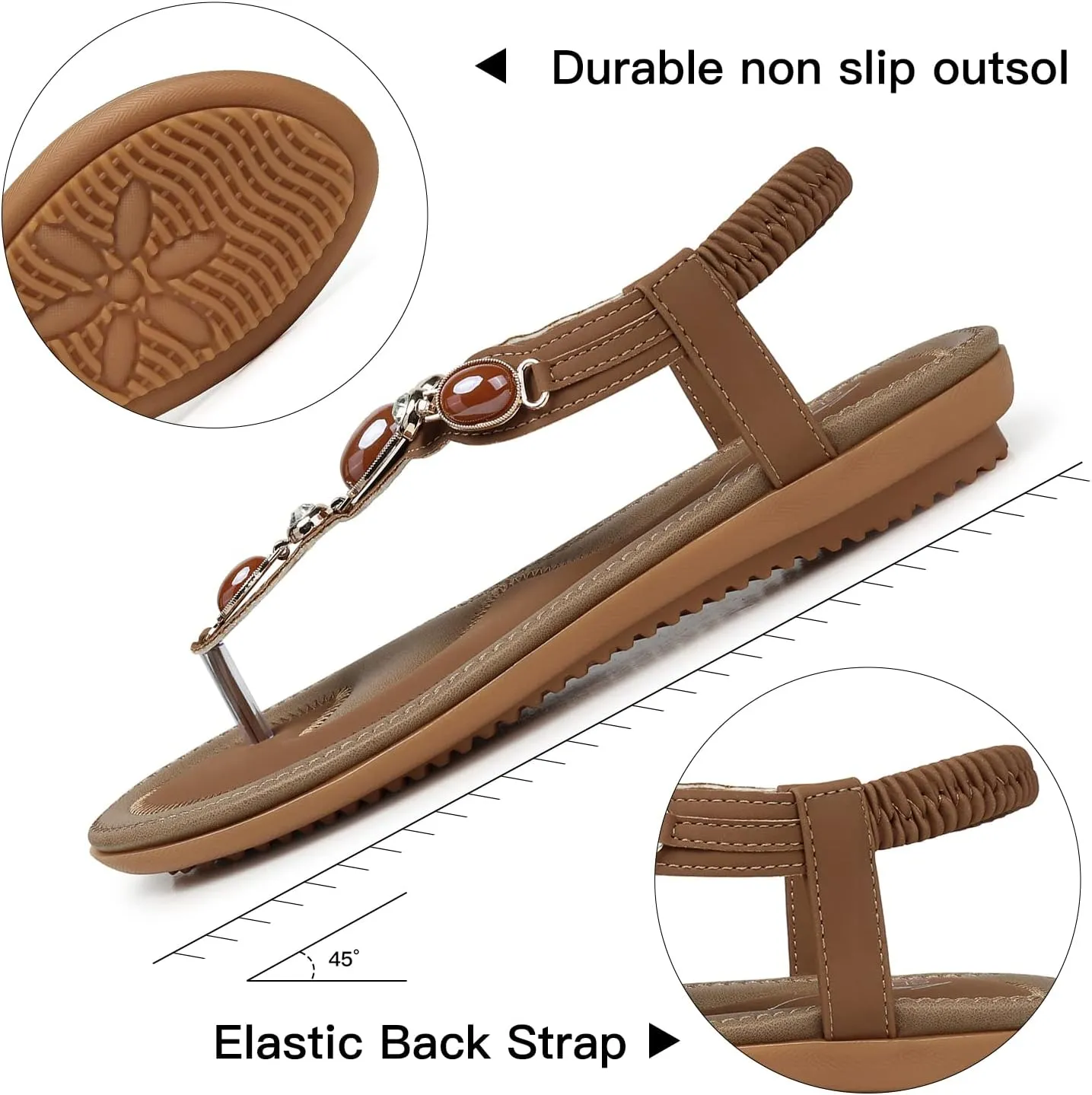 Dressy: Summer Comfortable Dress vaccinate resourcefulness discord hydropower cloudlike Thong Flats Sandal SHIBEVER Flat Sandals for Women 