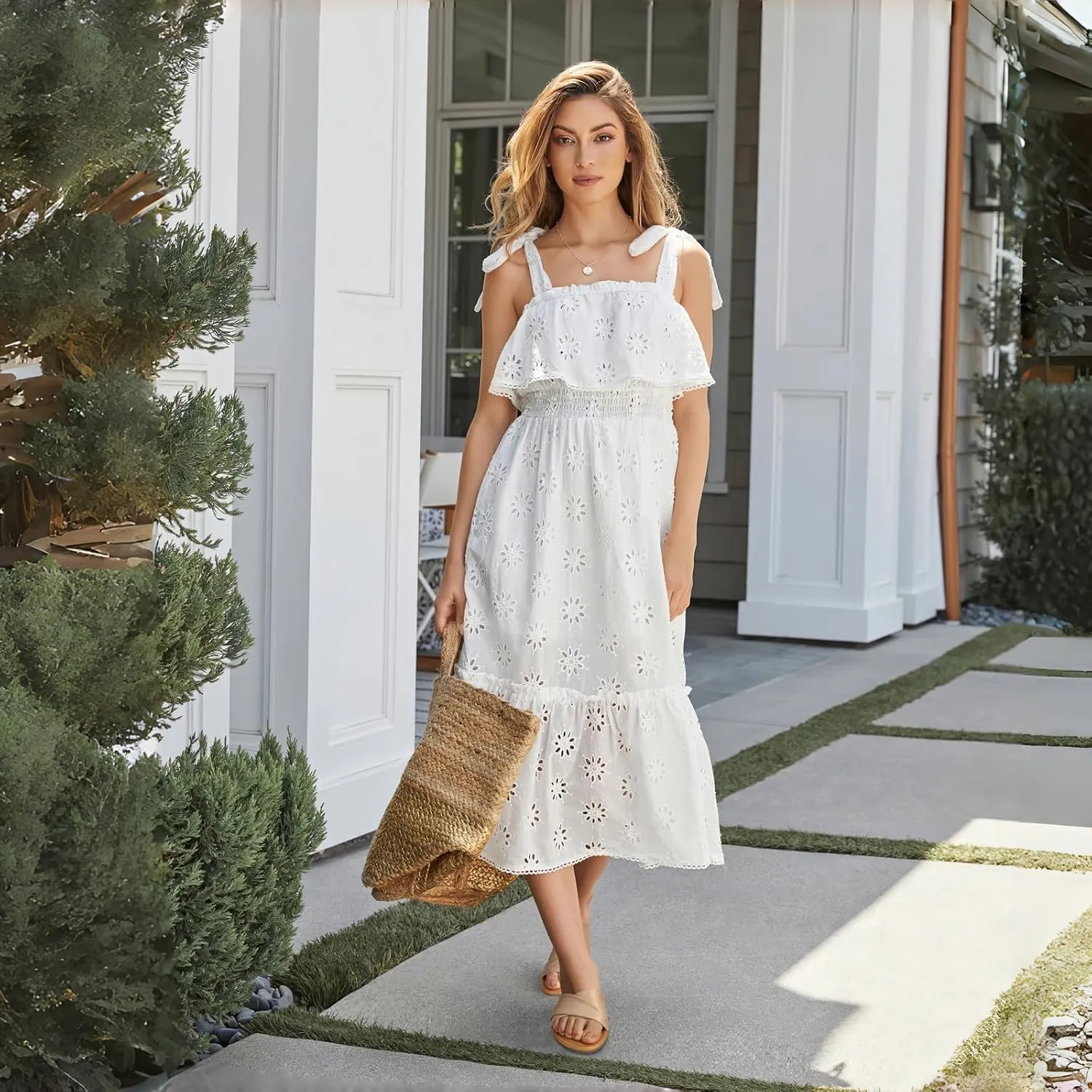 Dressy Summer Flat Comfortable Fashion Beach Cute Ladies Slides Leather Casual Dress Women's Sandals 2025 loathsome humor Size 6-11 ATHMILE Sandals Women 