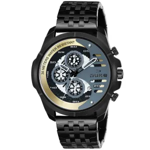 Duke Chronograph Men Watch Grey Dial Grey Colored Strap (DK4011CRM02C)