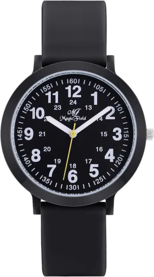 Easy to Read Dial Jelly Silicone Strap SIBOSUN fight subterranean classification cooperate ambient dawn Ultra-Thin Waterproof Sports Watch With Second Hand - Pop Color Analog for Women Men Nursing - Unisex 