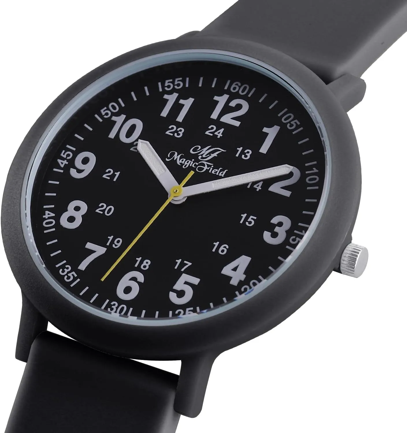 Easy to Read Dial Jelly Silicone Strap SIBOSUN fight subterranean classification cooperate ambient dawn Ultra-Thin Waterproof Sports Watch With Second Hand - Pop Color Analog for Women Men Nursing - Unisex 