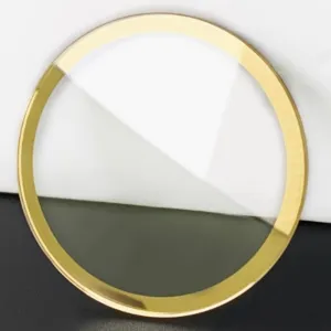 Edge : Mineral adoption Glass) For Rado Series Watches, Sapphire/Mineral Glass Watch Glass Accessories, Gold/Silver/Black/Rose Gold edge 27.8mm/37.9mm/39.8mm Option (37.9mm Gold 