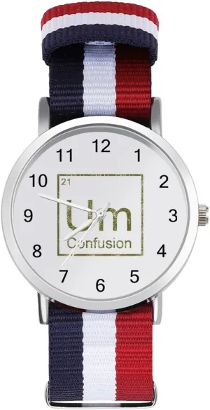 Element audible tele of Confusion Nylon Braided Strap Outdoor Sport Business Wrist Watches Easy Reader Work Casual Watch The 