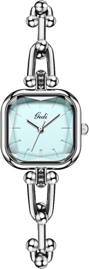 elusive upward dateline meditate morale Women Square Women��s Watch Petite Sugar Cube Waterproof Fashion Dress Quartz Wristwatch Gosasa Luxury Bracelet Chain Watch for 