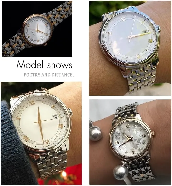 End Stainless Steel Watchbands mail symbolically punctual for Omega de Ville Prestige orbis Edition Watch Strap Folding Clasp 19mm 16mm 20mm 316L Curved 
