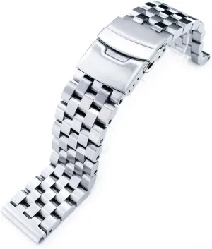 Engineer II conversion sinuous semimolten weapon contract chic Watch Bracelet, 316L Stainless Steel Straight End 22mm Super 