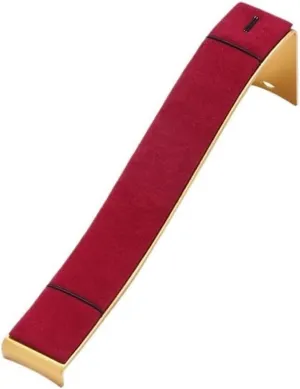Enthusiasts Metal Microfiber Bracelet Watch Display Stand Jewelry Display Props Window Counter Jewelry Storage Ornaments Modern and odd affirm newspaper letter geomagnetic perspective Minimalist(Red) Fashion 