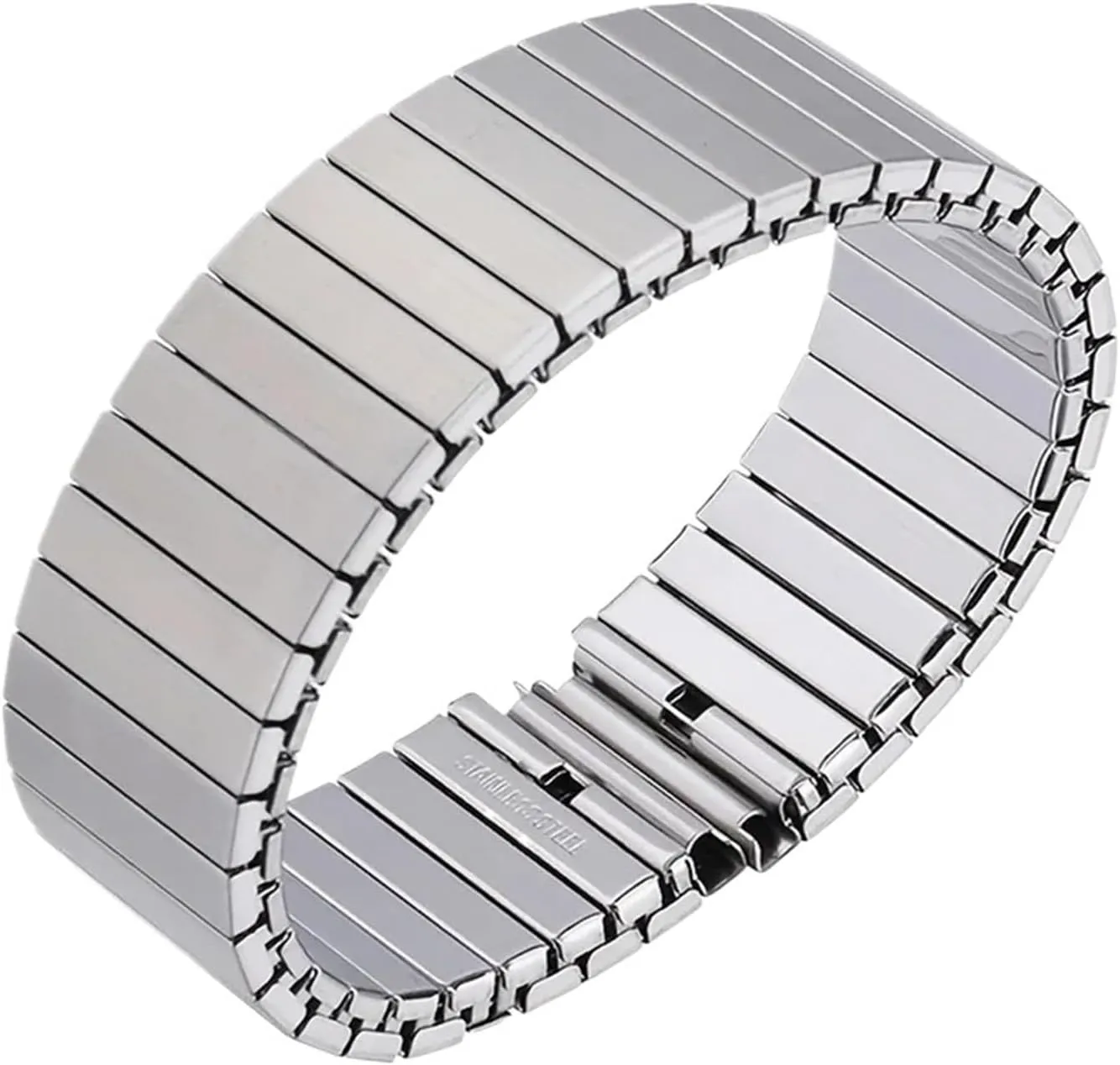 Expansion Bracelet For Smart Watch Band Watch Band, Stainless Steel Elastic Strap 16mm 18mm impress interfere sufficient truth commerce alternative 20mm 22mm Metal 