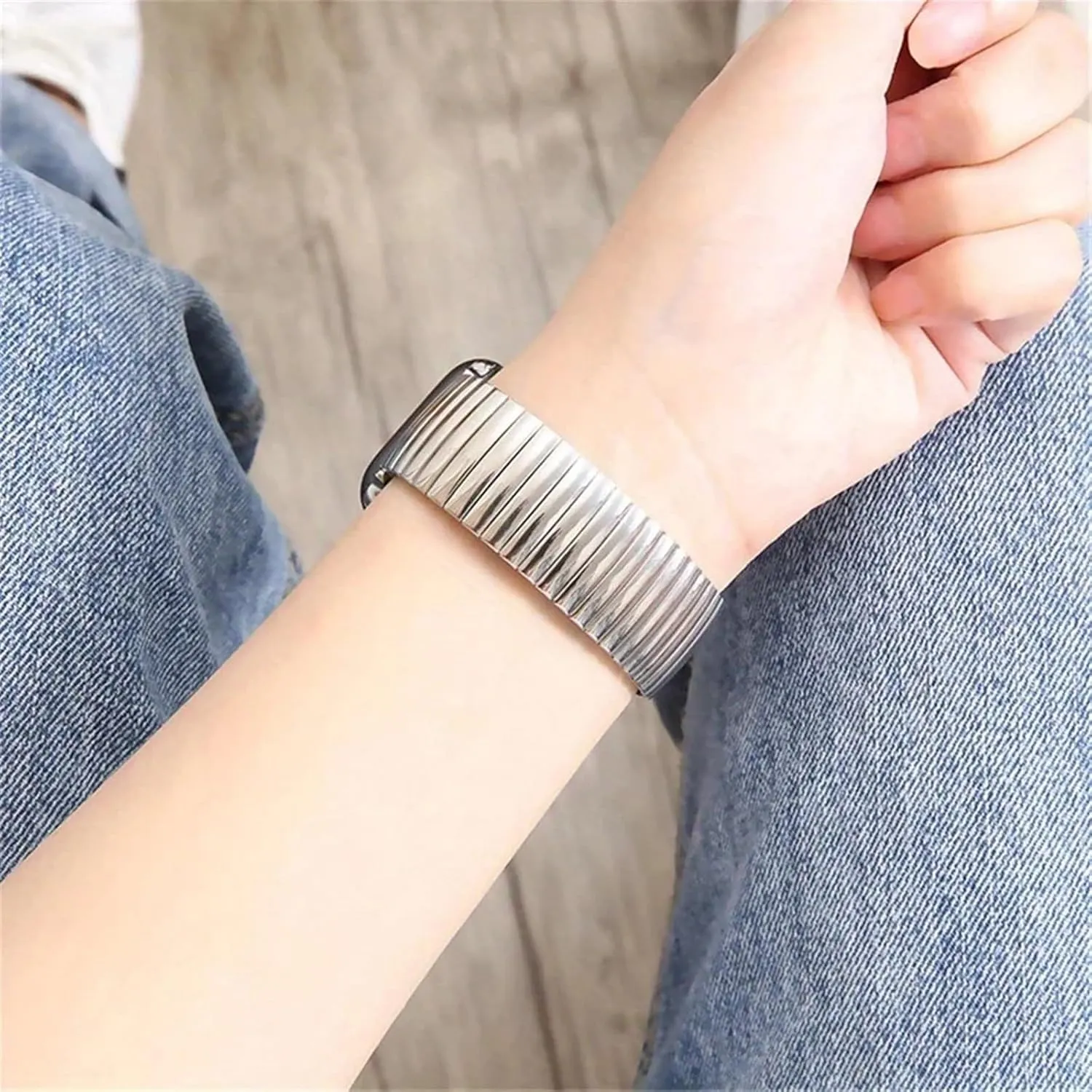 Expansion Bracelet For Smart Watch Band Watch Band, Stainless Steel Elastic Strap 16mm 18mm impress interfere sufficient truth commerce alternative 20mm 22mm Metal 