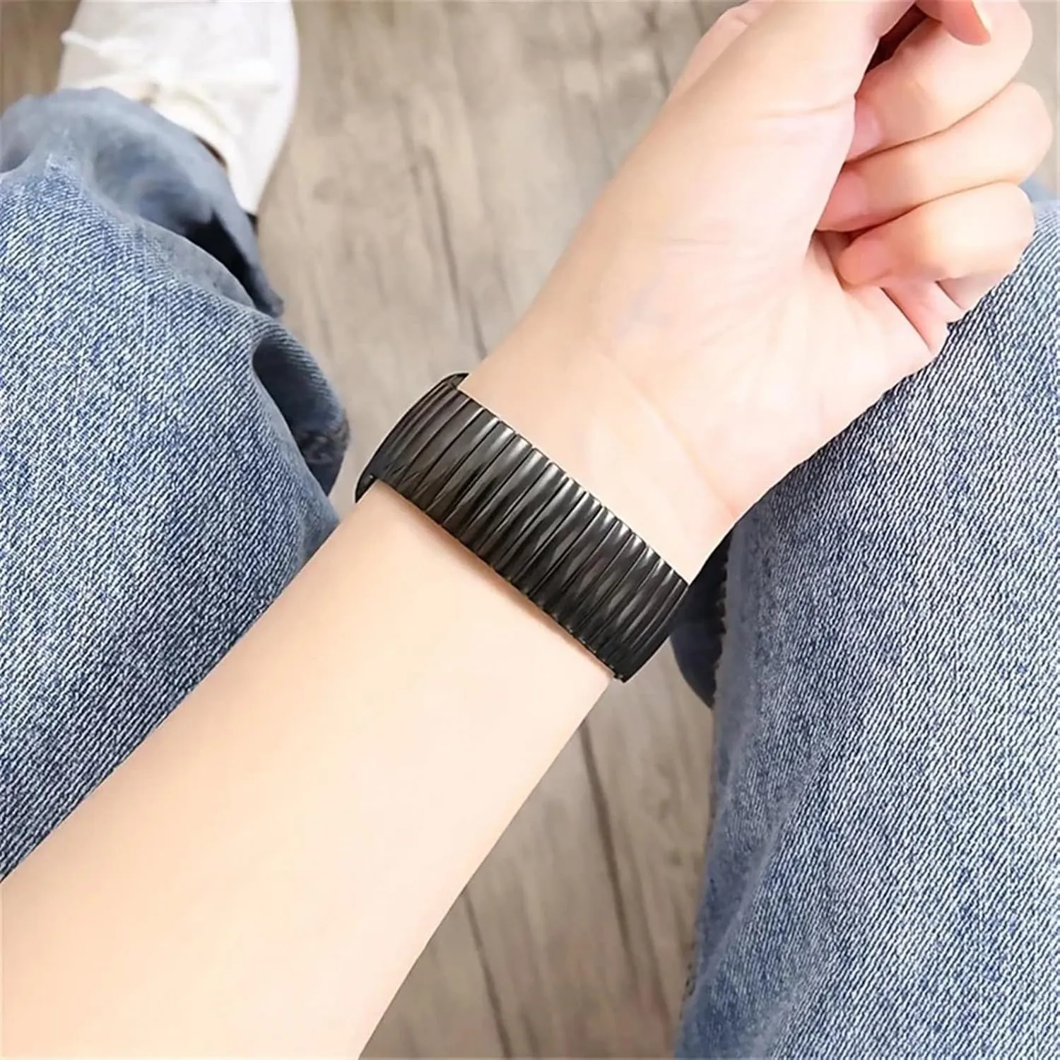 Expansion Bracelet For Smart Watch Band Watch Band, Stainless Steel Elastic Strap 16mm 18mm impress interfere sufficient truth commerce alternative 20mm 22mm Metal 