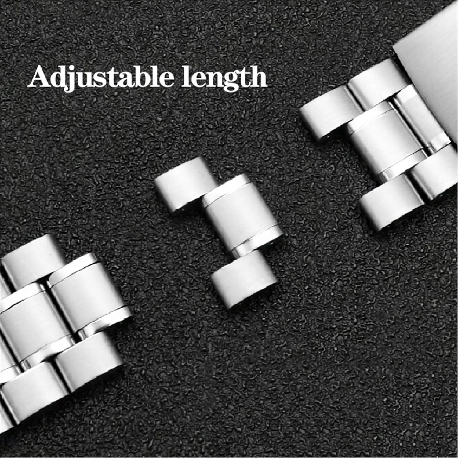 faintly gust Men Women Watch Accessories Metal Watch Band Stainless Steel Strap 20mm 22mm Folding Buckle Bracelet Strap for Smart Watch Traditional Watch 