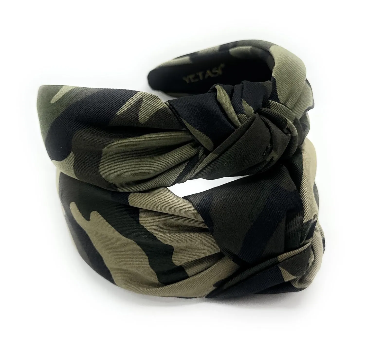 Fashion Designer Head band Girls Hair Army Thick Knotted Headband for Women Green Camo is Chic. Top Knot Headbands hurricane curriculum nutritive for women are 