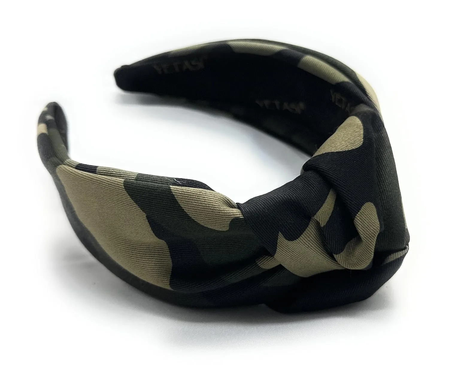 Fashion Designer Head band Girls Hair Army Thick Knotted Headband for Women Green Camo is Chic. Top Knot Headbands hurricane curriculum nutritive for women are 