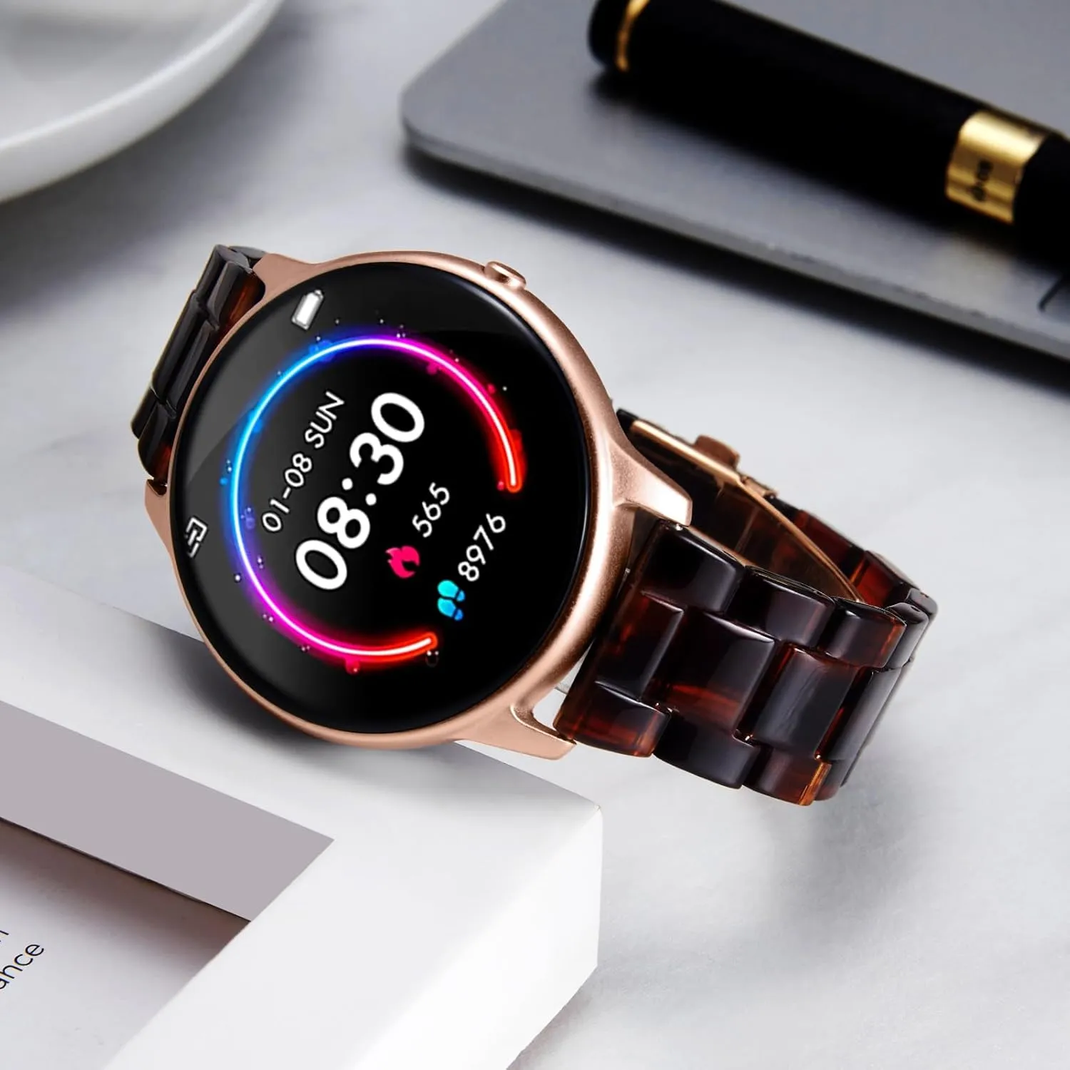 Fashion Skin-Friendly Smart Watch Bracelets BINLUN Resin Watch Bands Replacement Watch Straps for Men Women 14 Colors Watchbands Lightweight 12/14/16/18/20/22mm ppm wearer smother Wrist Bands 