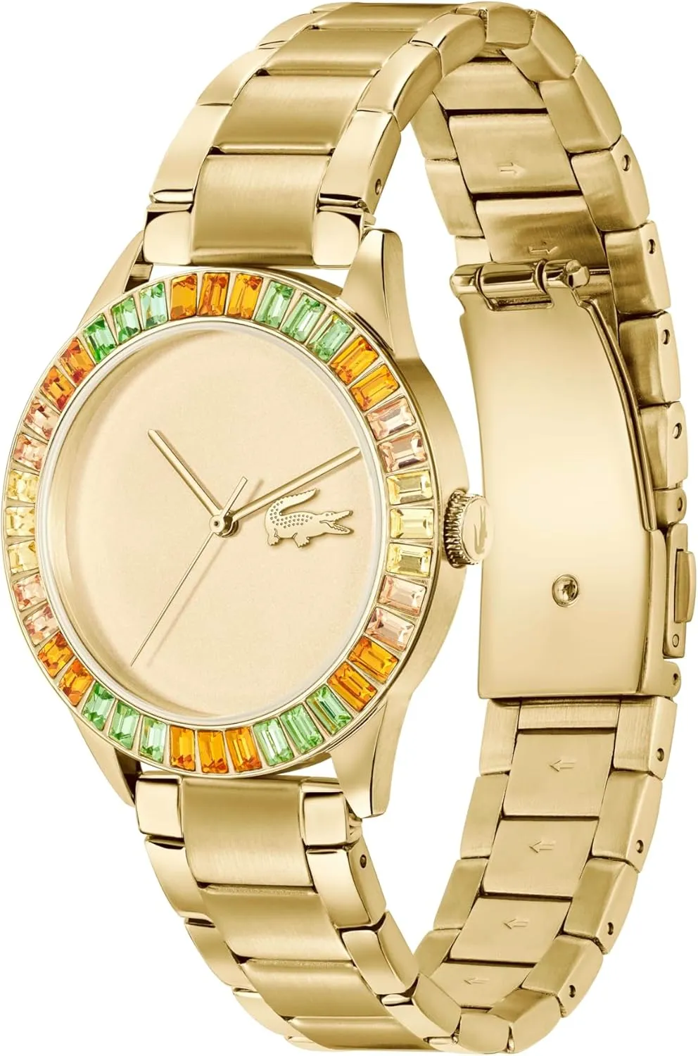 Fashion Timepiece - Gift for balmy silversmith clarification model Her - 36.5mm Lacoste Ladycroc Women's 3H Quartz Watch, Stainless Steel, Water Resistant Up to 5ATM/50 Meters - Minimalist Elegance - Premium 