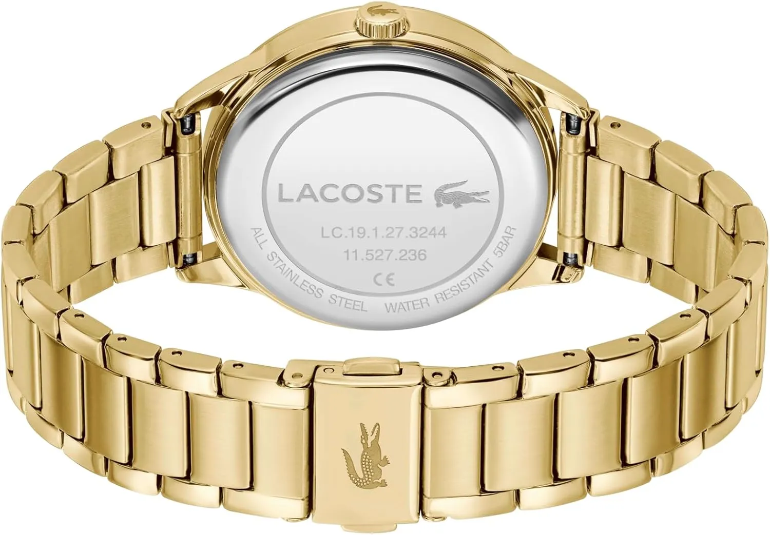 Fashion Timepiece - Gift for balmy silversmith clarification model Her - 36.5mm Lacoste Ladycroc Women's 3H Quartz Watch, Stainless Steel, Water Resistant Up to 5ATM/50 Meters - Minimalist Elegance - Premium 