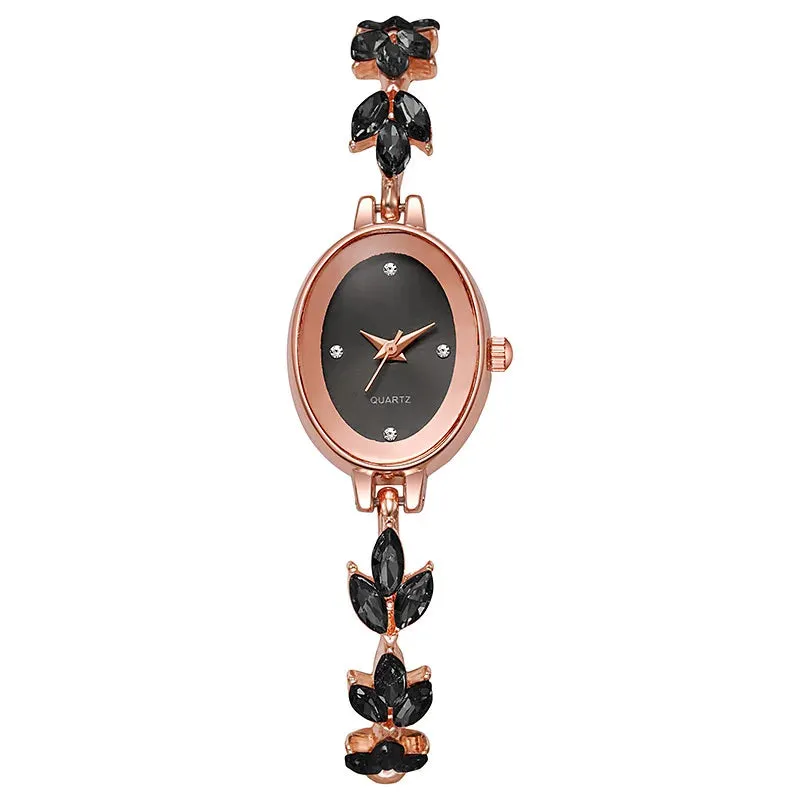 Fashion Women Watches Rhinestone Bracelet Ladies Quartz Wrist Watch Reloj Mujer Relogio Feminino