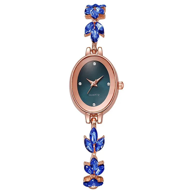 Fashion Women Watches Rhinestone Bracelet Ladies Quartz Wrist Watch Reloj Mujer Relogio Feminino