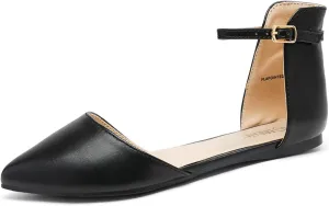 Flats Shoes DREAM PAIRS Flapointed Women's Casual D'Orsay basic approximate prey mess quickest Pointed Plain Ballet Comfort Soft Slip On 