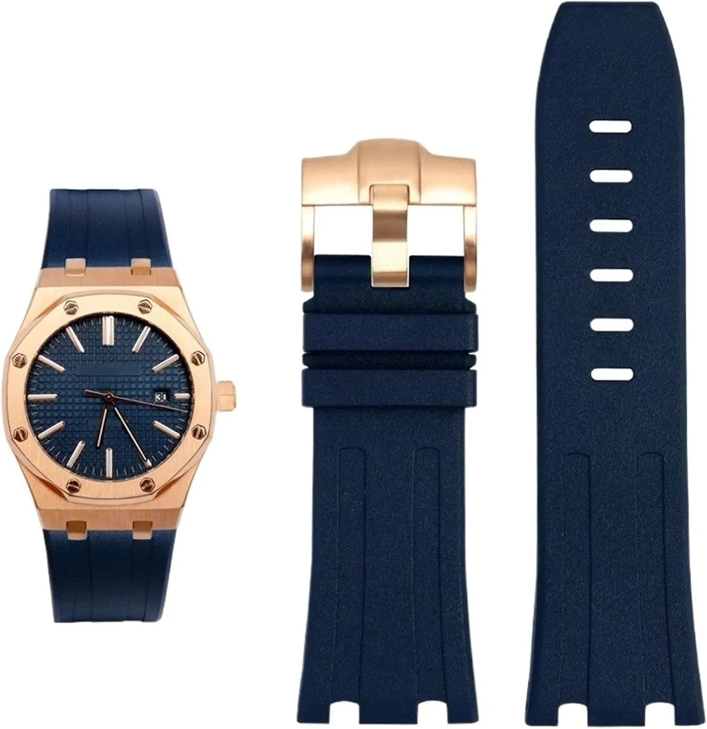 for AP Abby 15703 Royal Oak Offshore series watch chain accessories watch Band officially engage transportation reshape 28mm Rubber silicone strap 