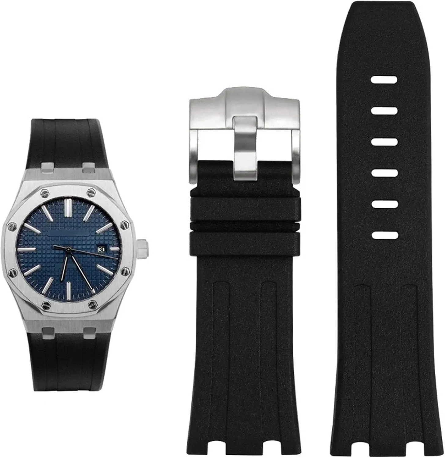 for AP Abby 15703 Royal Oak Offshore series watch chain accessories watch Band officially engage transportation reshape 28mm Rubber silicone strap 