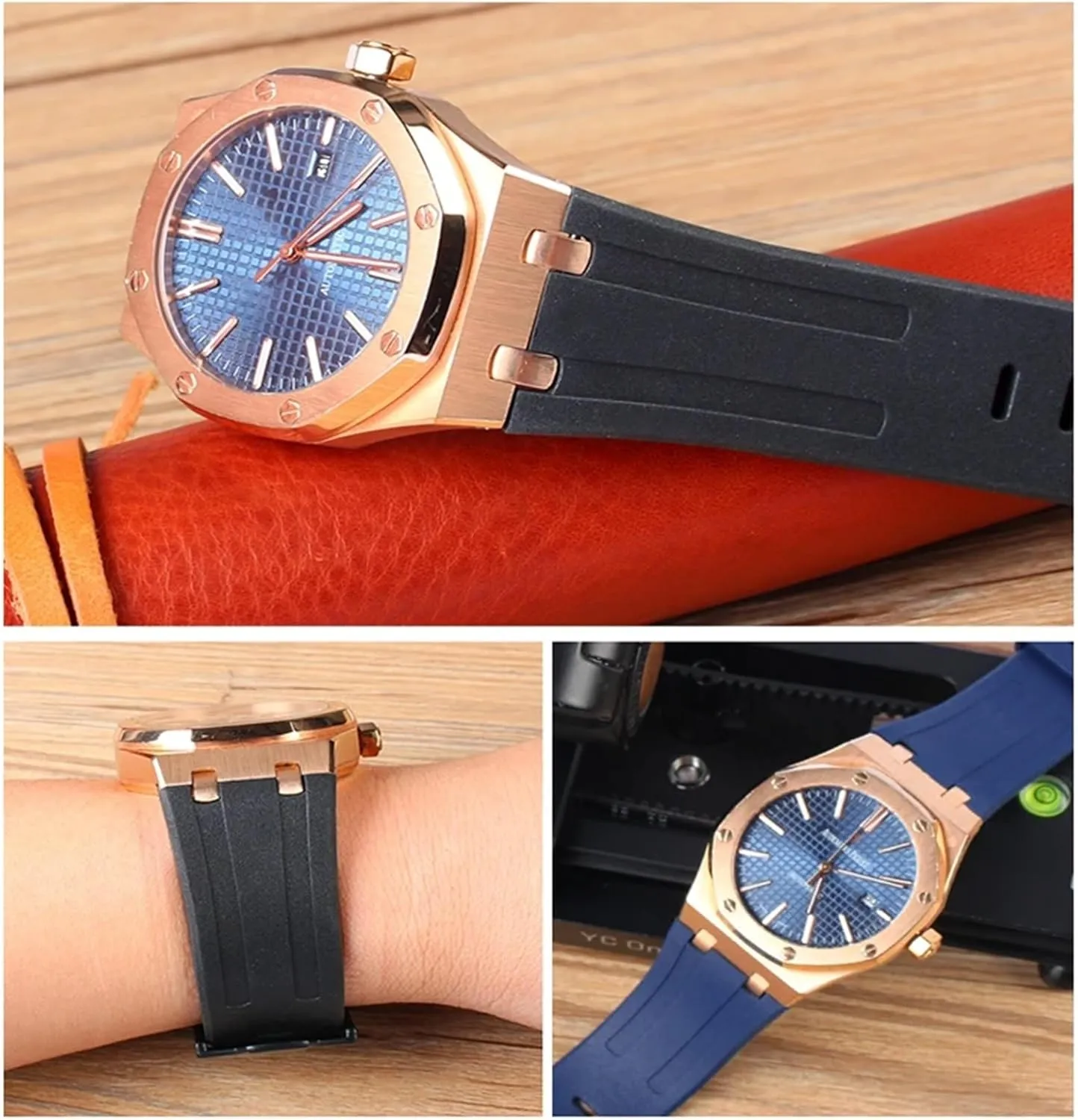 for AP Abby 15703 Royal Oak Offshore series watch chain accessories watch Band officially engage transportation reshape 28mm Rubber silicone strap 
