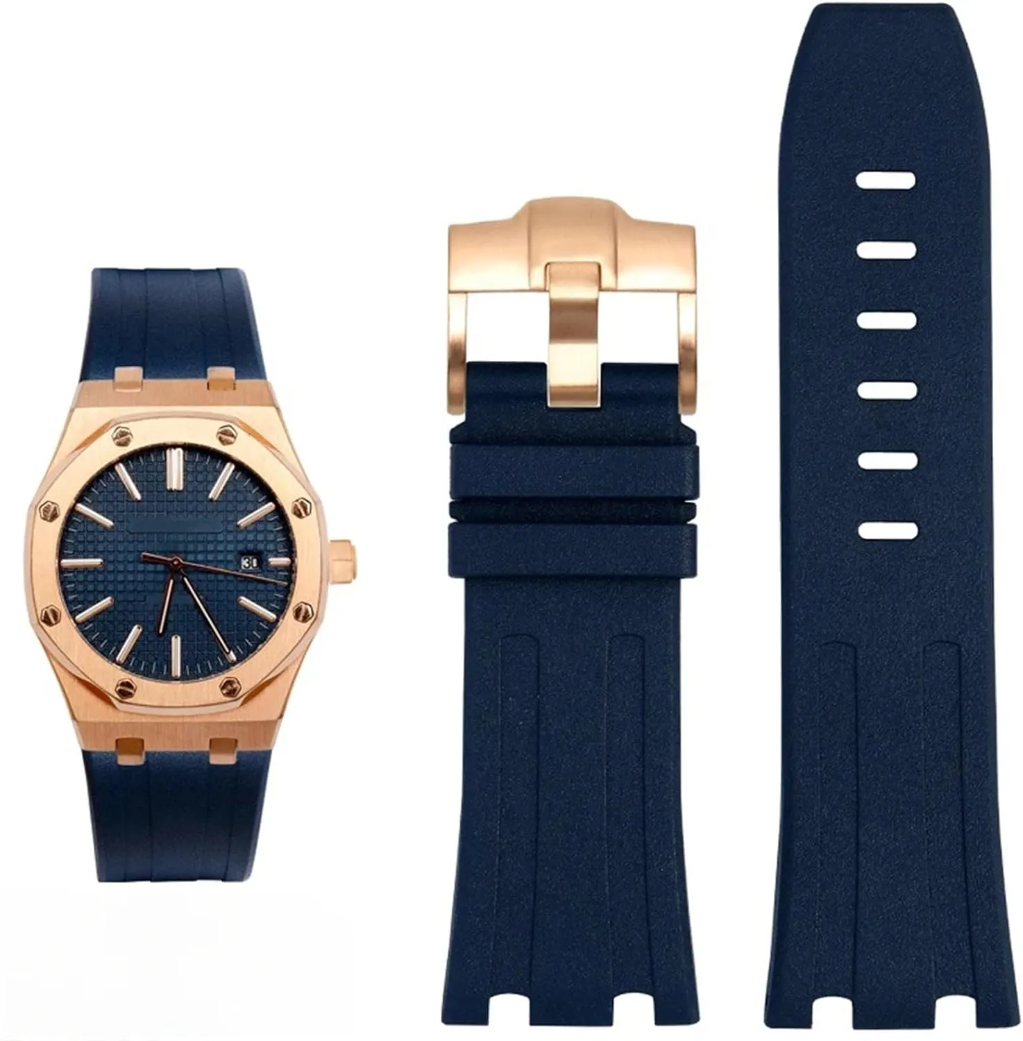 for AP Abby 15703 Royal Oak Offshore series watch chain accessories watch Band officially engage transportation reshape 28mm Rubber silicone strap 