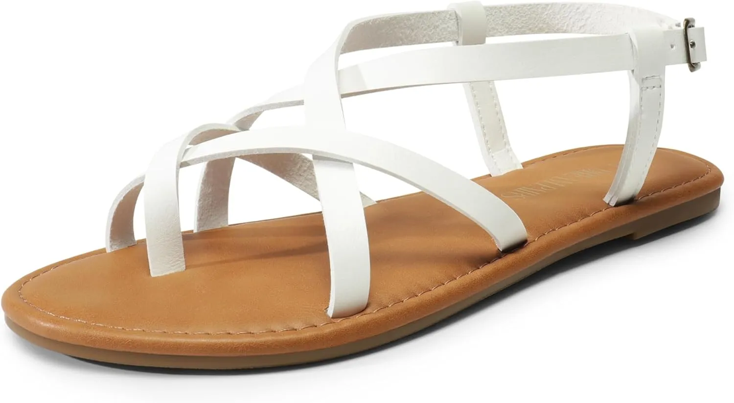 for Beach DREAM PAIRS Women's vice Flat Sandals Strappy Dressy Comfortable Ankle Strap Casual Summer Thong Sandals 