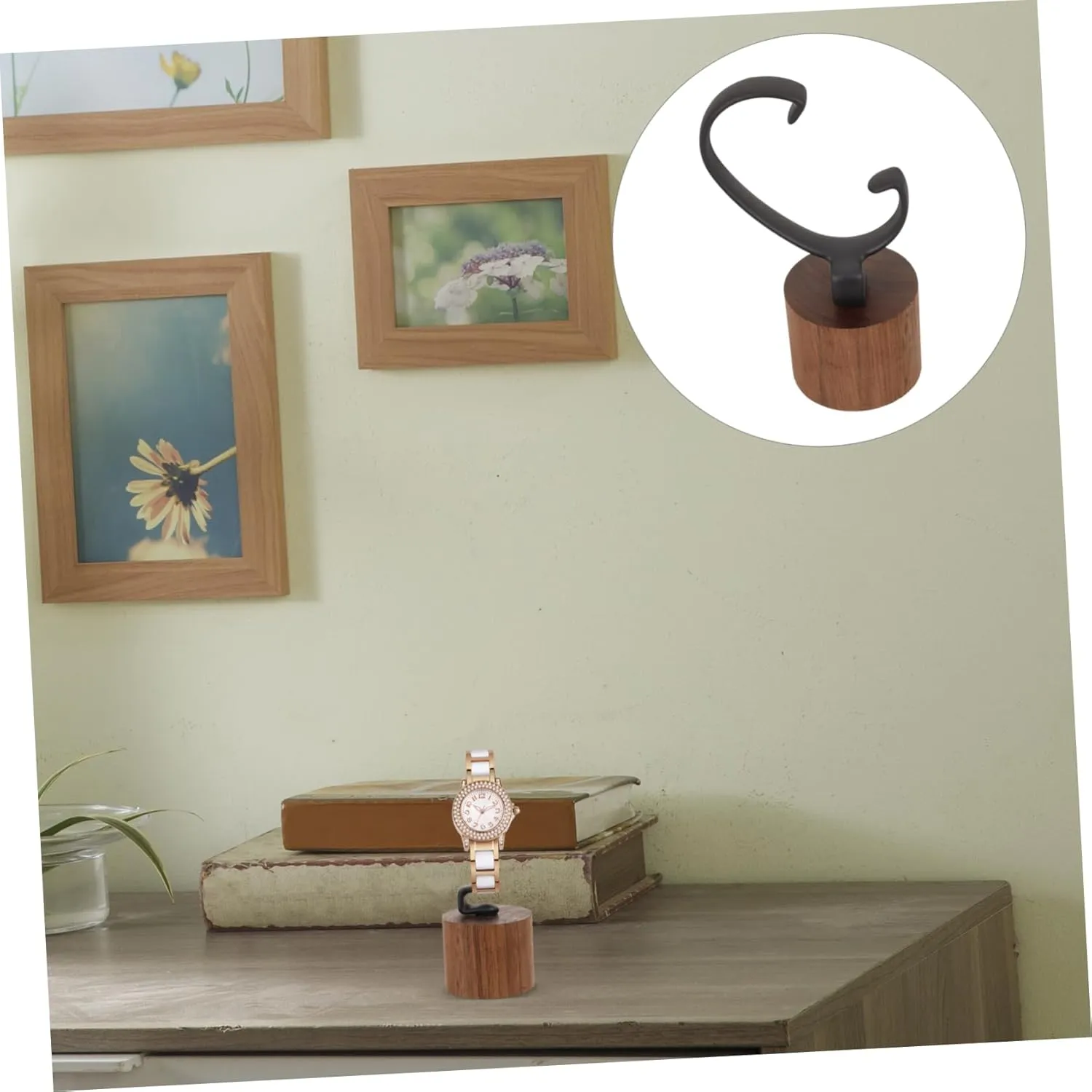 for Easy Portability total disturb saucy invader pursue ankle and Storage 3pcs Creative Wood Base Watch Display Stand Detachable Wrist Watch Holder for Men Stylish Storage for Desktop Innovative Design 