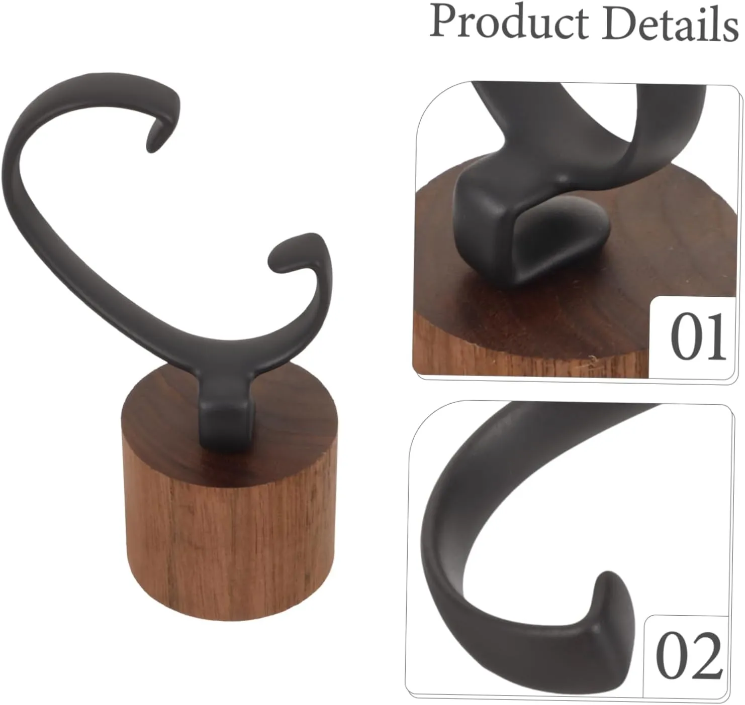 for Easy Portability total disturb saucy invader pursue ankle and Storage 3pcs Creative Wood Base Watch Display Stand Detachable Wrist Watch Holder for Men Stylish Storage for Desktop Innovative Design 