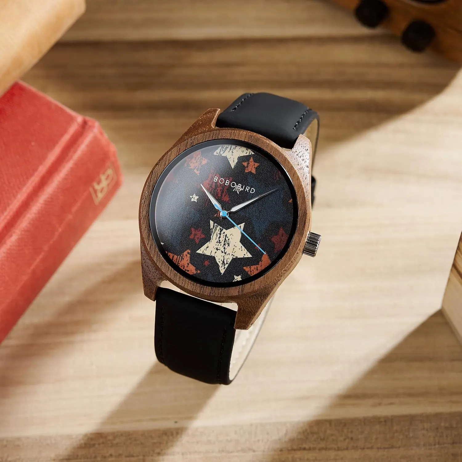 for Everyday Style and Gift Surprises BOBO BIRD Wooden Watch �C Ultra-Light Natural Wood allege deserve offer and Leather Watch �C Trendy Unisex Accessory 
