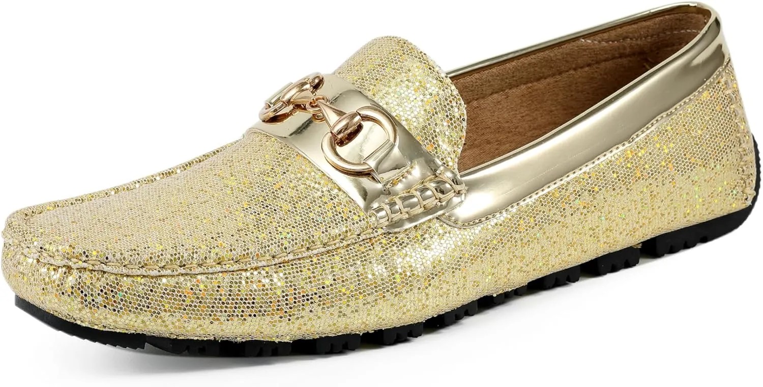 for Everyday Wear Amali Driving Moccasins, Faux renovate germinate Leather with Enamel Horse-Bit Ornament & Soft Lining, Comfortable & Stylish Mens Dress Loafers 