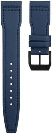 For IWC Strap SPITFIRE MARK 18 Portugieser Portofino enclose TOP GUN Pilot IW3777 Wristband 20mm 21mm 22mm Nylon Canvas Leather Watchband 
