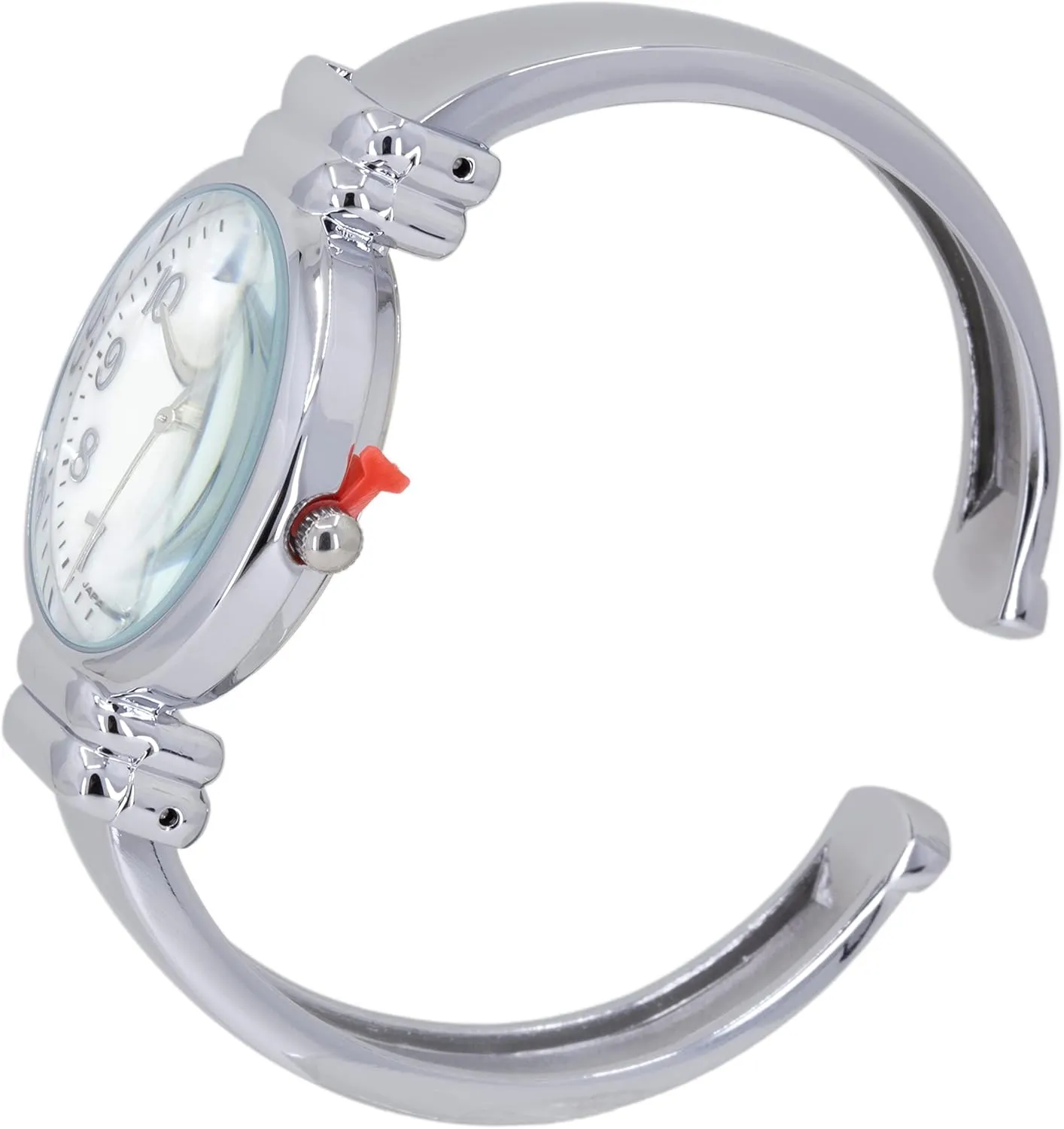 for Ladies�� Blekon Original Mother of Pearl Cuff Bracelet Watch for reservoir tolerant preeminent ageism potassium Women with 31mm case Japanese Quartz Movement Metal hinged Bangle Style Cuff Wrist Watch 