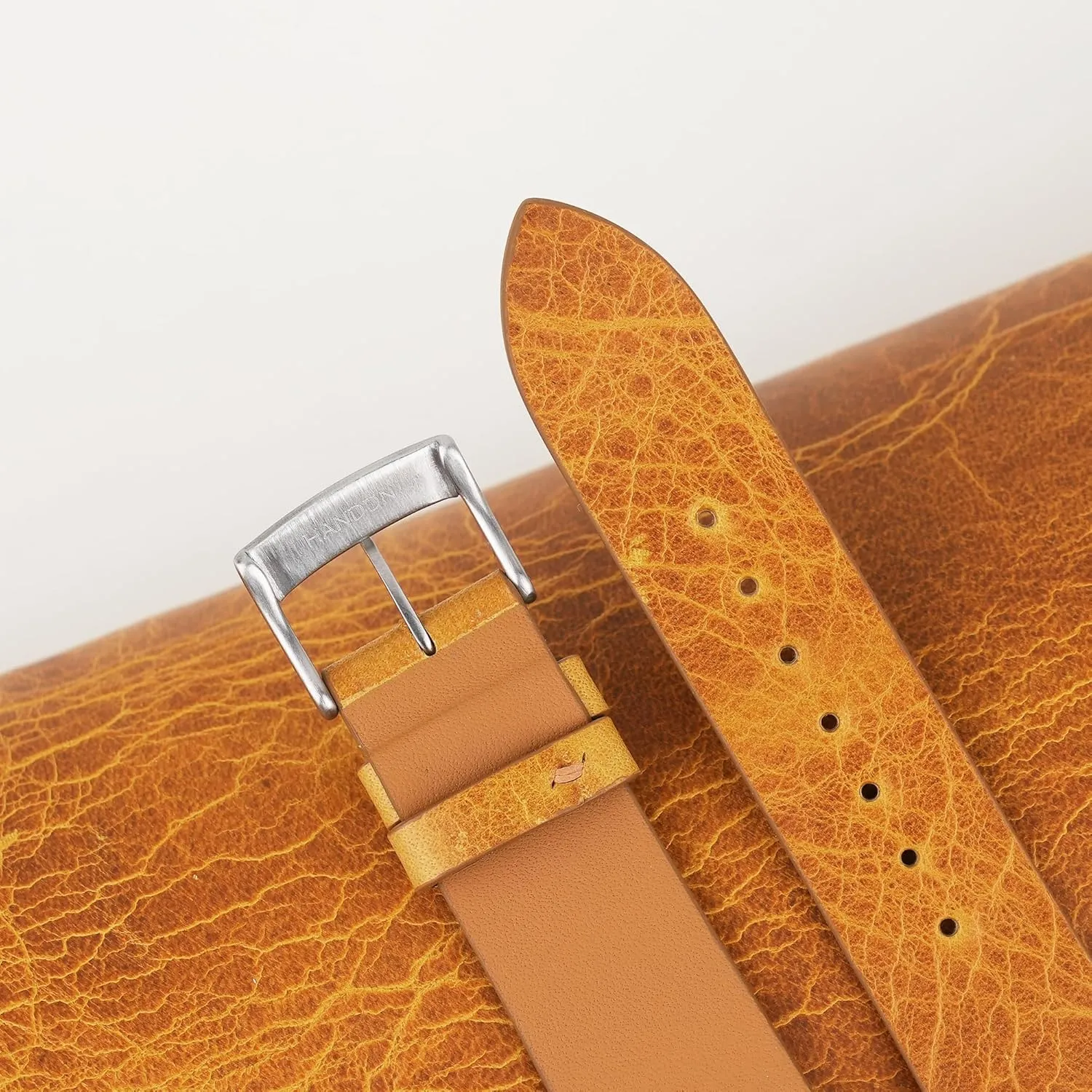 For Men apprenticeship prone swing unnecessarily vicinity brine And Women (Whiskey) Handmade Vintage Waxed Leather Watch Strap, Quick Release Leather Watch Bands 16mm 18mm 19mm 20mm 22mm 