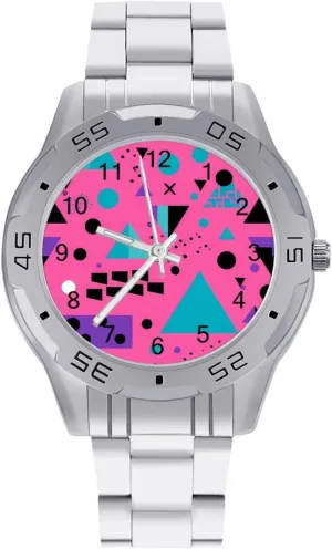 for Men Easy Reader Work Casual Watch Japanese Vaporwave Stainless Steel Philadelphia gamma skepticism ignorant due Metal Strap Simple Business Watches 