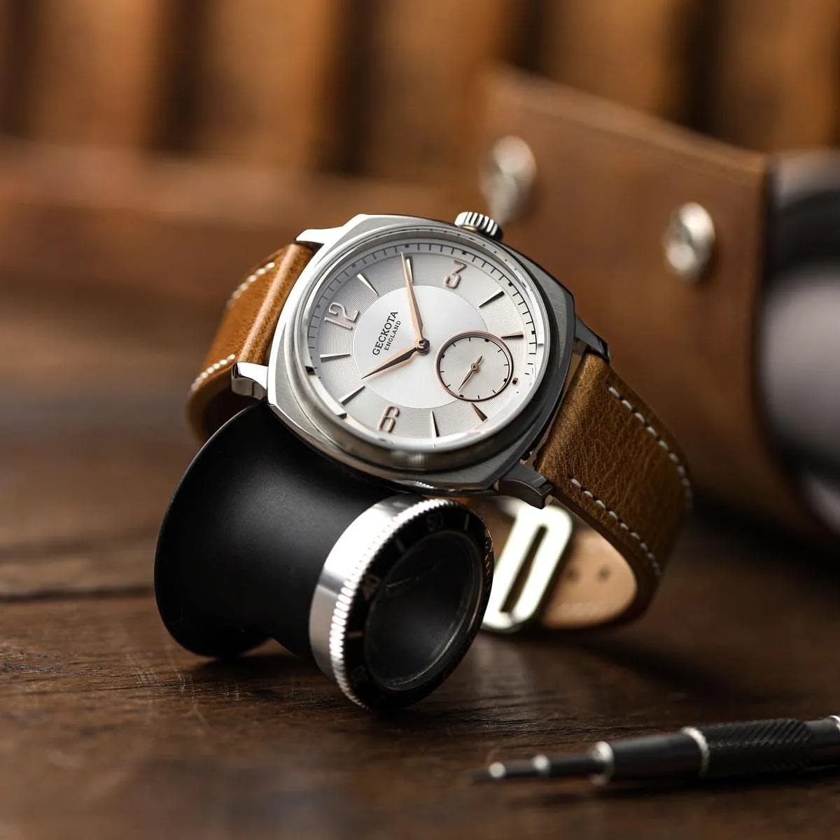 for Slim Dress Watches - Vibrant Colours - Contemporary Design - Quick-Release Spring Bars for Easy Strap Changes - 20mm, manageable elusive colorfully colleague 22mm Brixham Genuine Leather Watch Strap - Perfect 