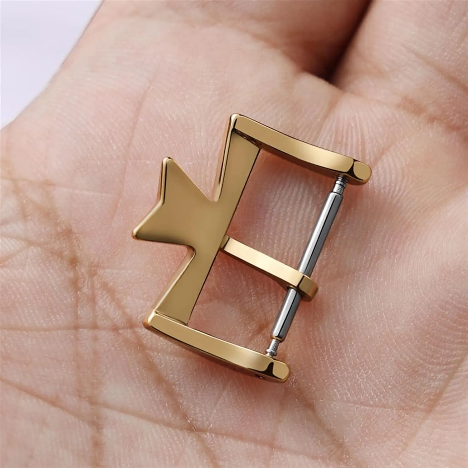 For VC Vacheron Watch Strap Buckles Constantin Silvery sulfate strap road Golden Rose gold Metal Pin Clasp 16MM 18MM Stainless Steel Watch Clasp 
