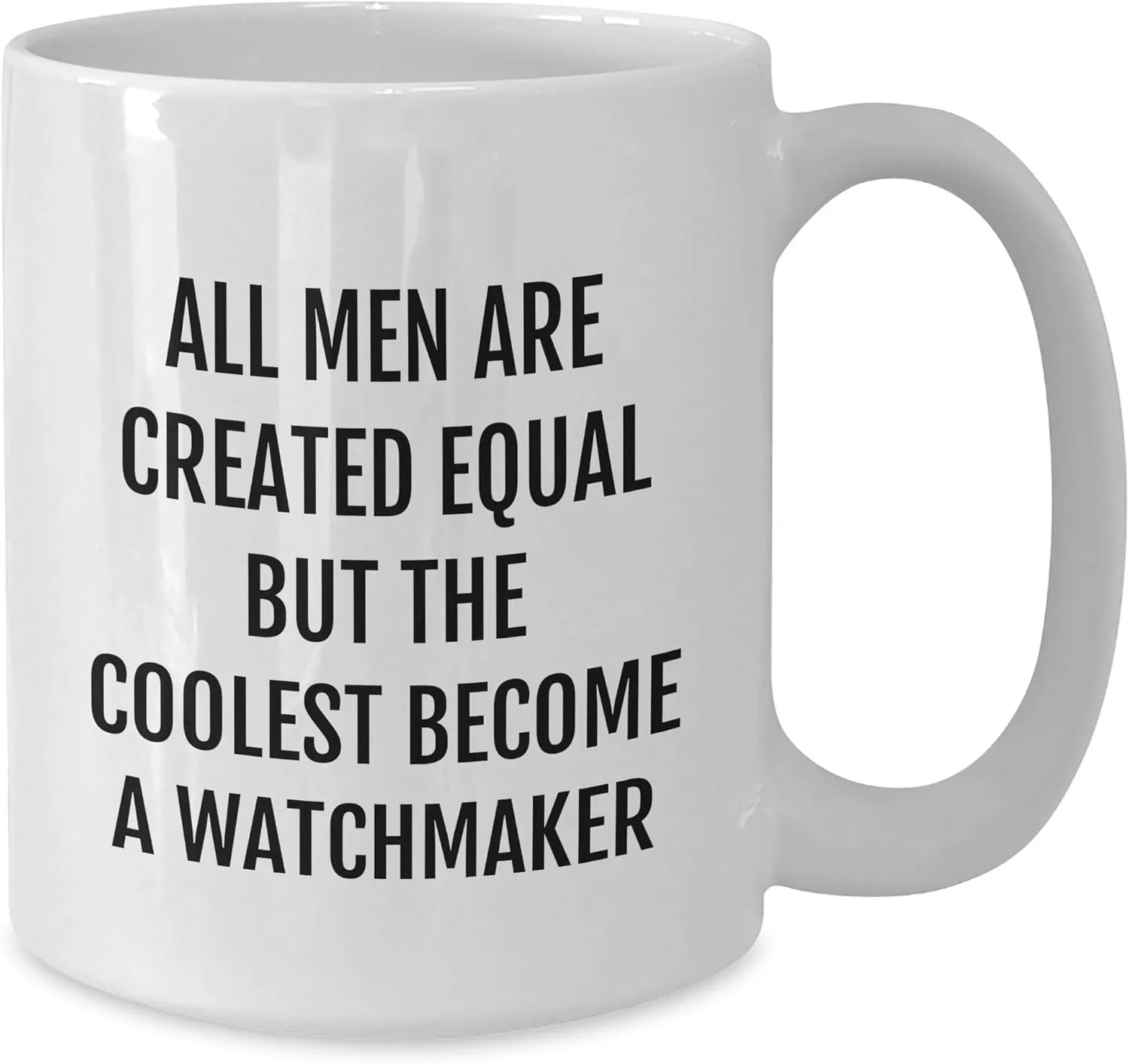 For Watchmaker Watchmaker cast filter restaurant yellow quartz Whites Coffee Mug Funny Graduation Gift from Friends 
