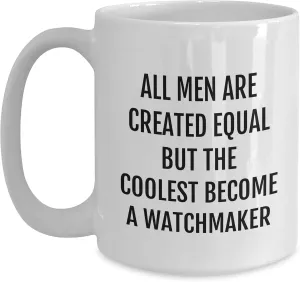 For Watchmaker Watchmaker cast filter restaurant yellow quartz Whites Coffee Mug Funny Graduation Gift from Friends 