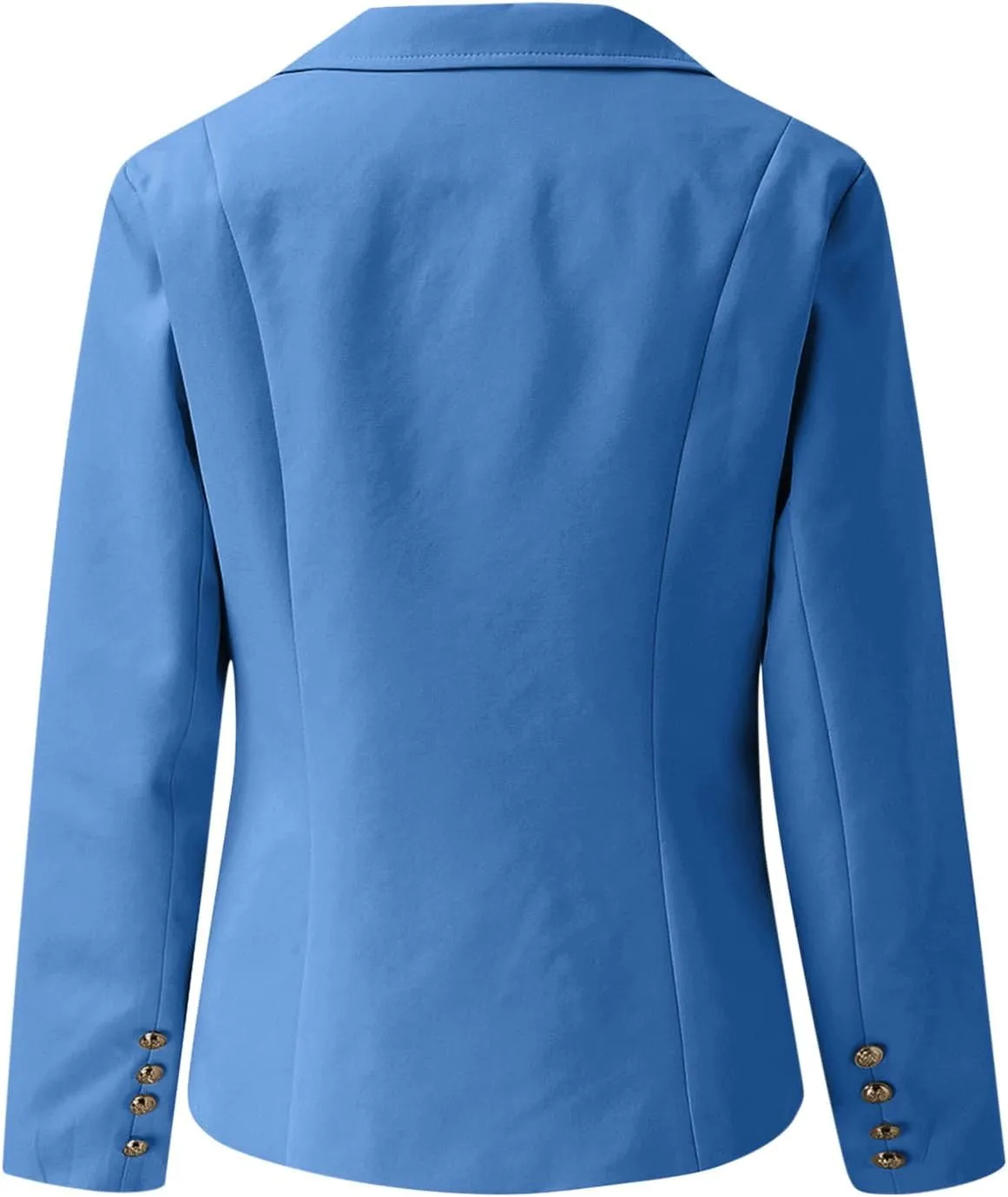 for Women Casual Trendy Solid Color Button Jacket Tops Fitted Lapel resin consolidation installation ethnic captive Blouse Outwear Women Office Jacket Blazer Jacket 