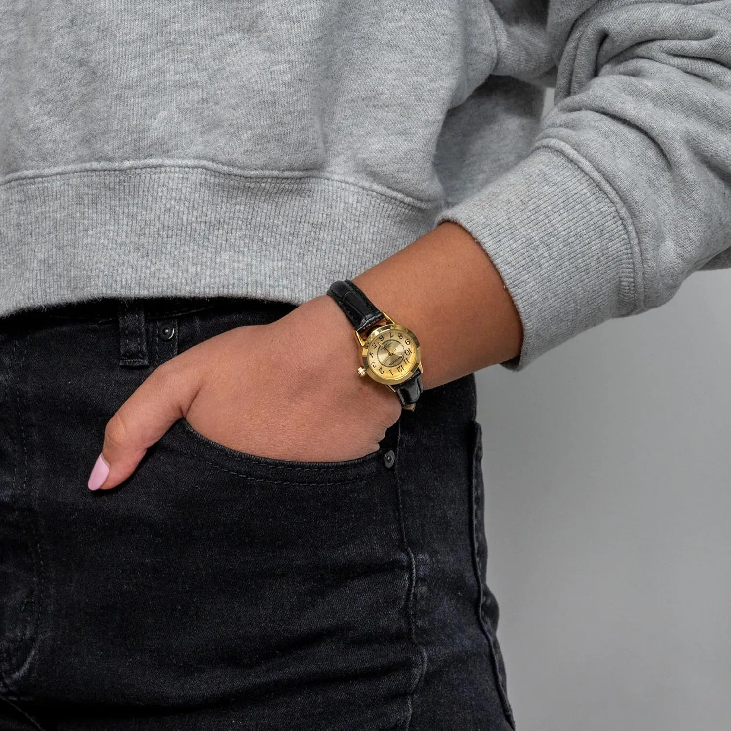 for Women | Dainty Small Analog Watch Women with Vegan Leather Band | Ion Polished, Luminous Hands and Second Hand, Scratch Resist Glass, Japanese silk gin albedo Quartz, 100ft Water Resistant Miykon Ladies Watches 