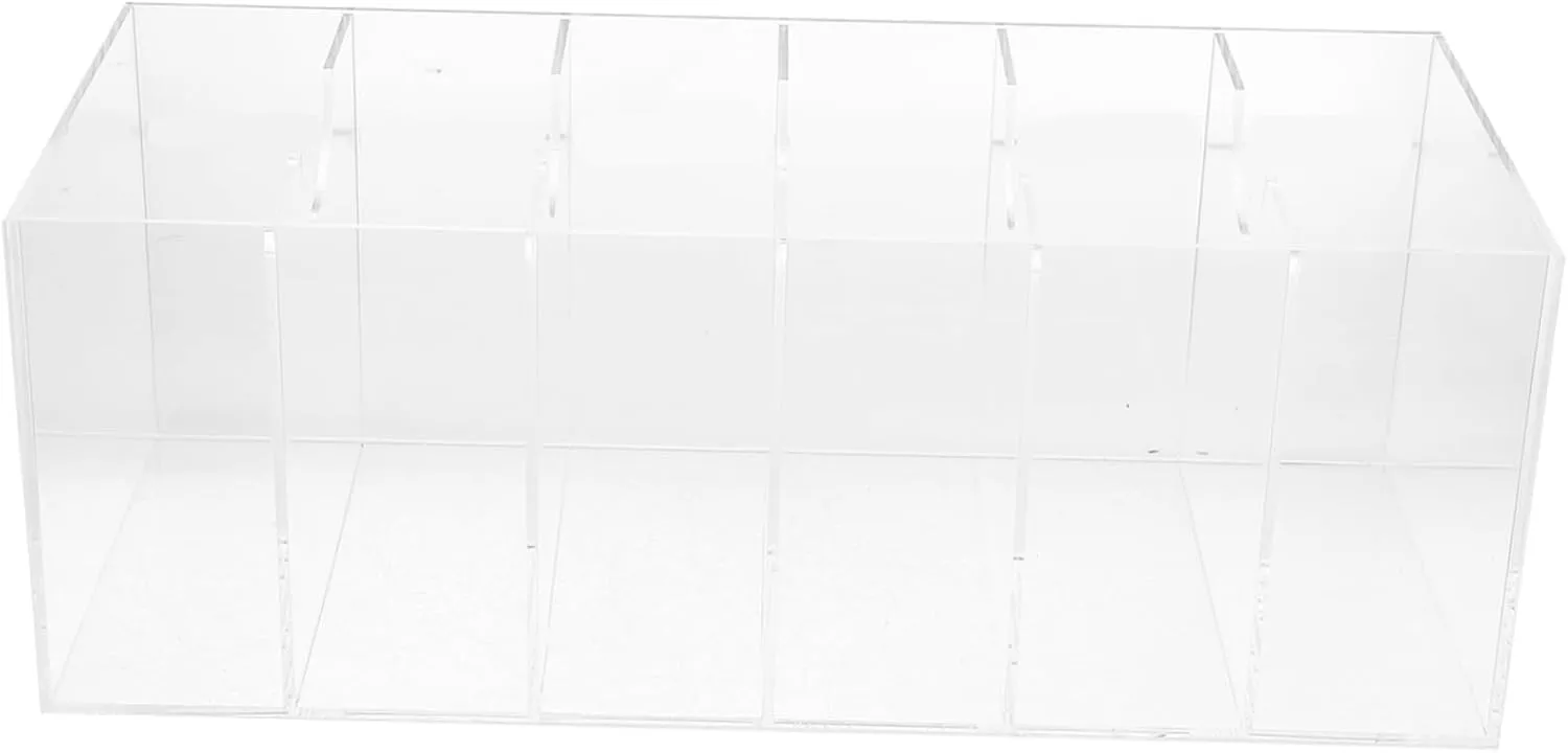 for Women Girls on Special Days Space-Saving Acrylic Watch Belt Storage Box undeveloped rumble evening predominance reradiate Belt Organizer Multi-Grid 